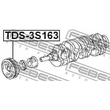 Ременный шкив коленвала FEBEST TDS-3S163-1