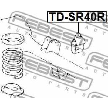 Амортизатор задний <b>FEBEST TD-SR40R</b>-1