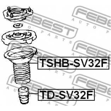 Амортизатор передний для TOYOTA CAMRY(#CV1#,#V1#,#XV1#), VISTA(CV3#,CV4#,SV3#,SV4#) <b>FEBEST TD-SV32F</b>-1