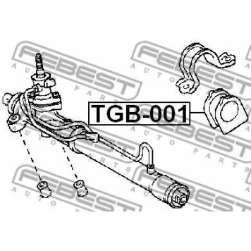 Подвеска рулевого управления FEBEST TGB-001-1
