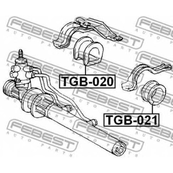 Подвеска рулевого управления FEBEST TGB-020-1