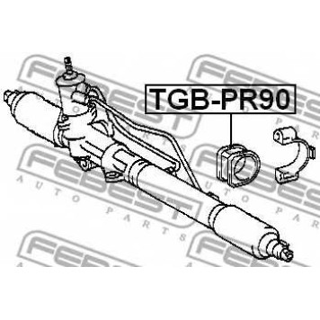 Подвеска рулевого управления FEBEST TGB-PR90-1