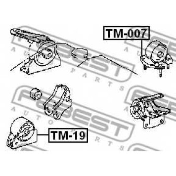 Подвеска двигателя FEBEST TM-007-1
