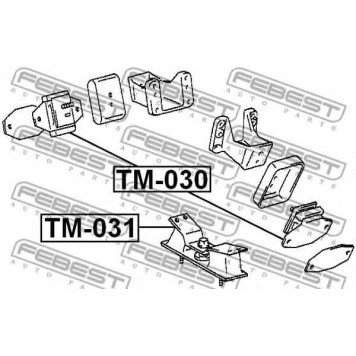 Подвеска двигателя FEBEST TM-031-1