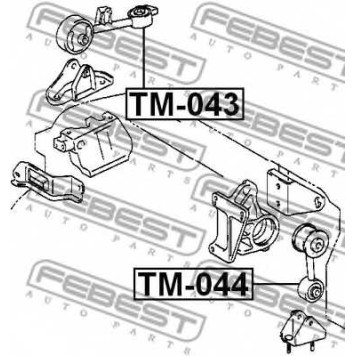 Подвеска двигателя FEBEST TM-043-1