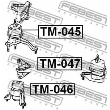 Подвеска двигателя FEBEST TM-045-1