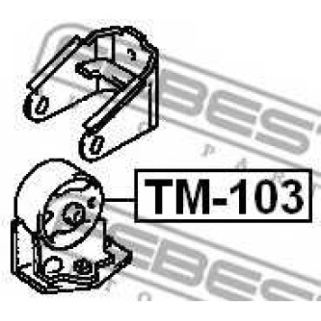 Подвеска двигателя FEBEST TM-103-1