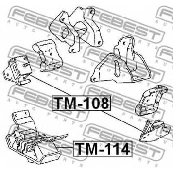 Подвеска двигателя FEBEST TM-114-1