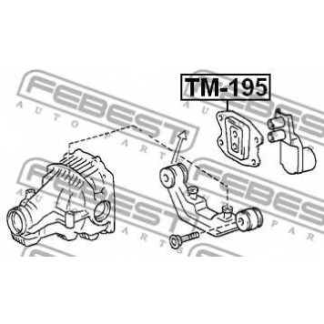 Опора, дифференциал FEBEST TM-195-1