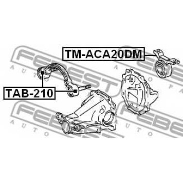 Опора, дифференциал FEBEST TM-ACA20DM-1