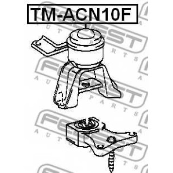 Подвеска двигателя FEBEST TM-ACN10F-1