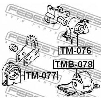 Подвеска двигателя FEBEST TMB-078-1