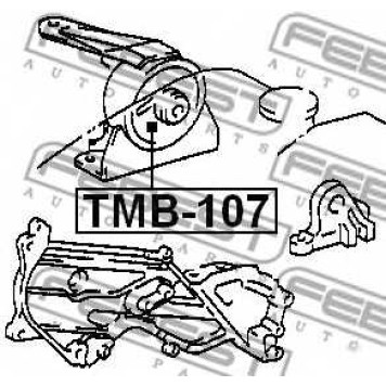 Подвеска двигателя FEBEST TMB-107-1