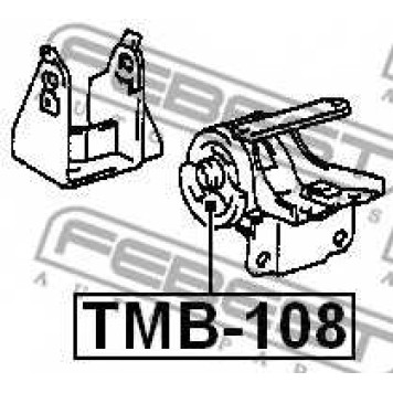 Подвеска двигателя FEBEST TMB-108-1