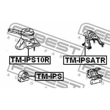 Подвеска двигателя FEBEST TM-IPS10R-1