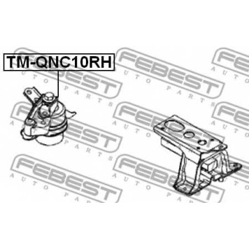 Подвеска двигателя FEBEST TM-QNC10RH-1