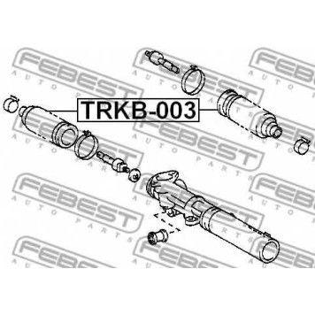 Пыльник рулевого управления FEBEST TRKB-003-1