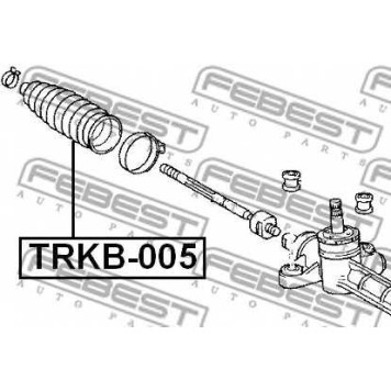 Пыльник рулевого управления FEBEST TRKB-005-1