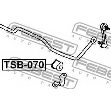 Опора стабилизатора FEBEST TSB-070-1