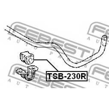 Опора стабилизатора FEBEST TSB-230R-1