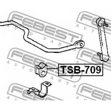 Опора стабилизатора FEBEST TSB-709-1