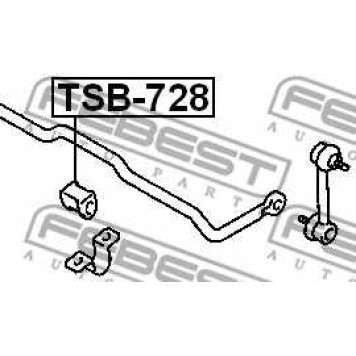 Опора стабилизатора FEBEST TSB-728-1