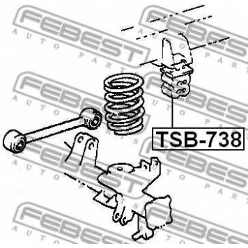 Буфер, амортизация FEBEST TSB-738-1