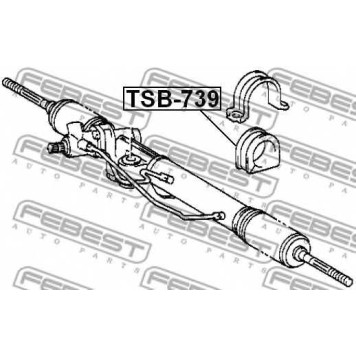 Подвеска рулевого управления FEBEST TSB-739-1