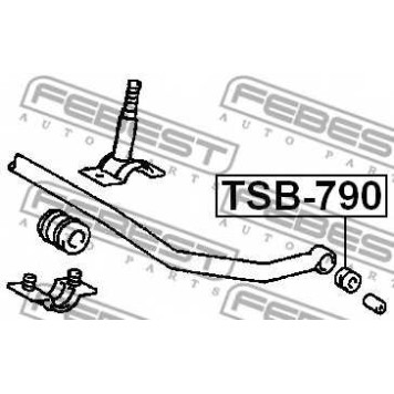 Опора стабилизатора FEBEST TSB-790-1