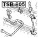Опора стабилизатора FEBEST TSB-805