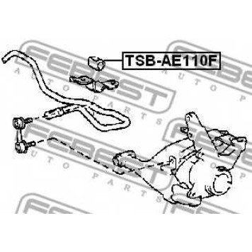 Опора стабилизатора FEBEST TSB-AE110F-1