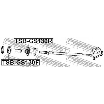 Подвеска рычага независимой подвески колеса FEBEST TSB-GS130R-1