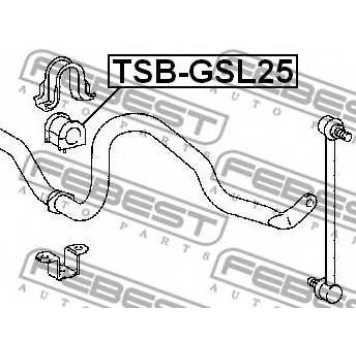 Опора стабилизатора FEBEST TSB-GSL25-1