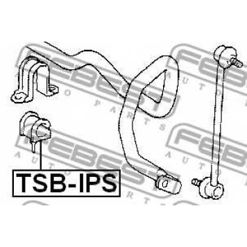 Опора стабилизатора FEBEST TSB-IPS-1