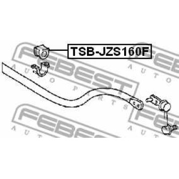 Опора стабилизатора FEBEST TSB-JZS160F-1