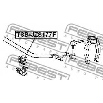 Опора стабилизатора FEBEST TSB-JZS177F-1