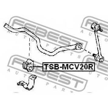 Опора стабилизатора FEBEST TSB-MCV20R-1