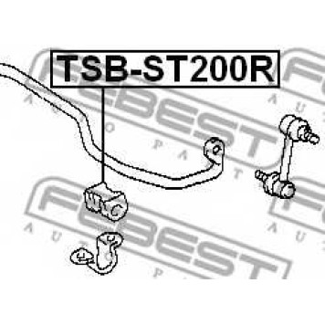 Опора стабилизатора FEBEST TSB-ST200R-1
