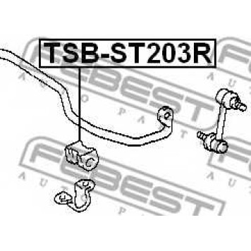 Опора стабилизатора FEBEST TSB-ST203R-1
