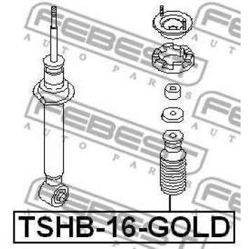 Пыльник амортизатора FEBEST TSHB-16-GOLD-1