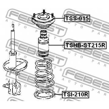 Пыльник амортизатора FEBEST TSHB-ST215R-1