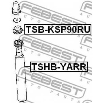 Пыльник амортизатора FEBEST TSHB-YARR-1
