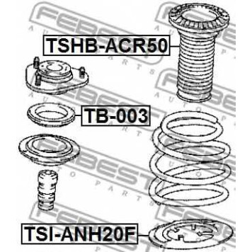 Тарелка пружины FEBEST TSI-ANH20F-1