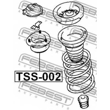Подвеска амортизатора FEBEST TSS-002-1