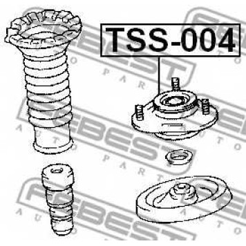 Подвеска амортизатора FEBEST TSS-004-1