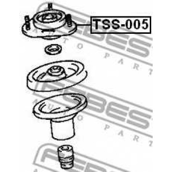Подвеска амортизатора FEBEST TSS-005-1