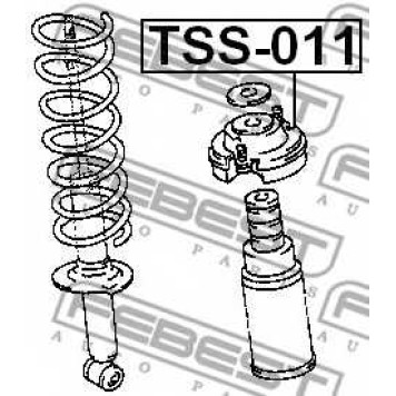 Подвеска амортизатора FEBEST TSS-011-1