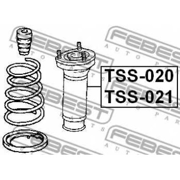Подвеска амортизатора FEBEST TSS-020-1