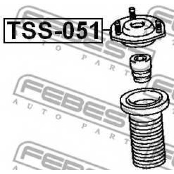 Подвеска амортизатора FEBEST TSS-051-1