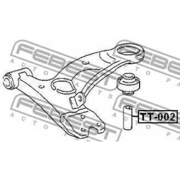 Гильза, подвески поперечного рычага FEBEST TT-002-1
